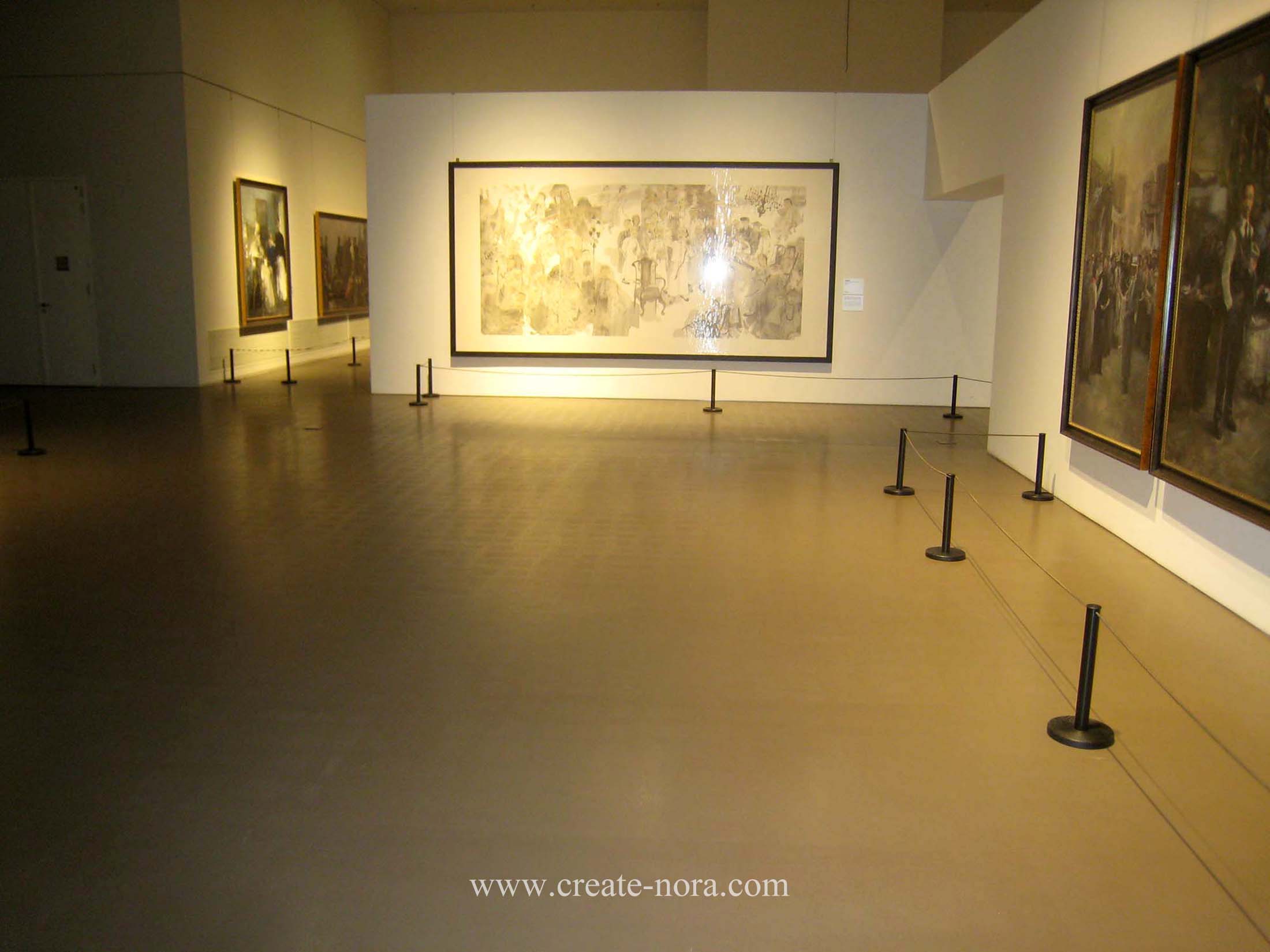 the photo of nora rubber flooring in Shanghai Art Museum 4